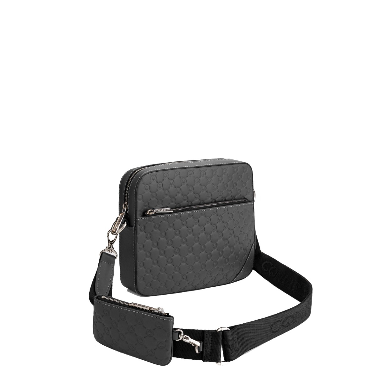 Confirm Tas Duo Bag Patterned M D-grijs