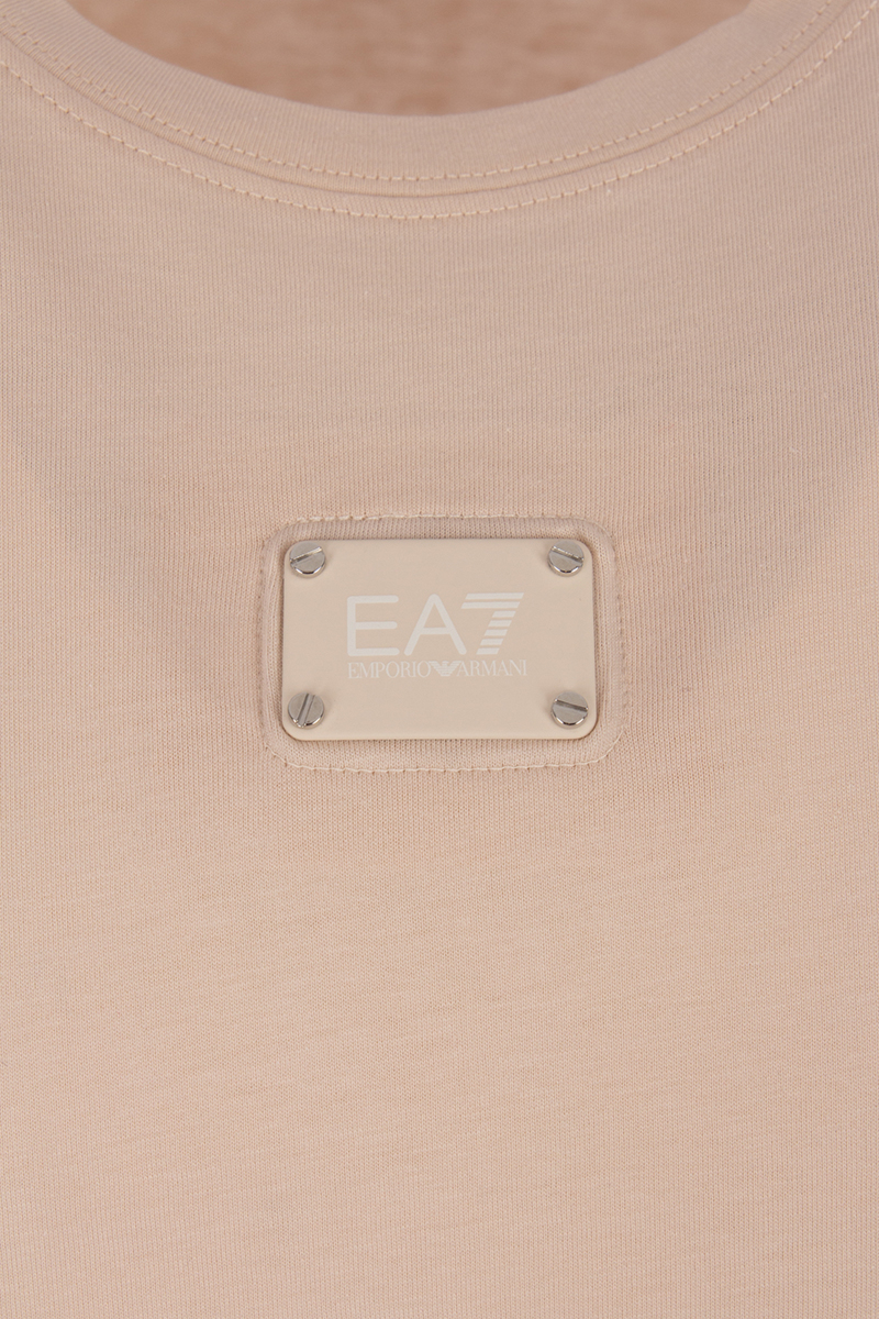 Ea7 T-shirt Tjpoz 3rut78 Beige