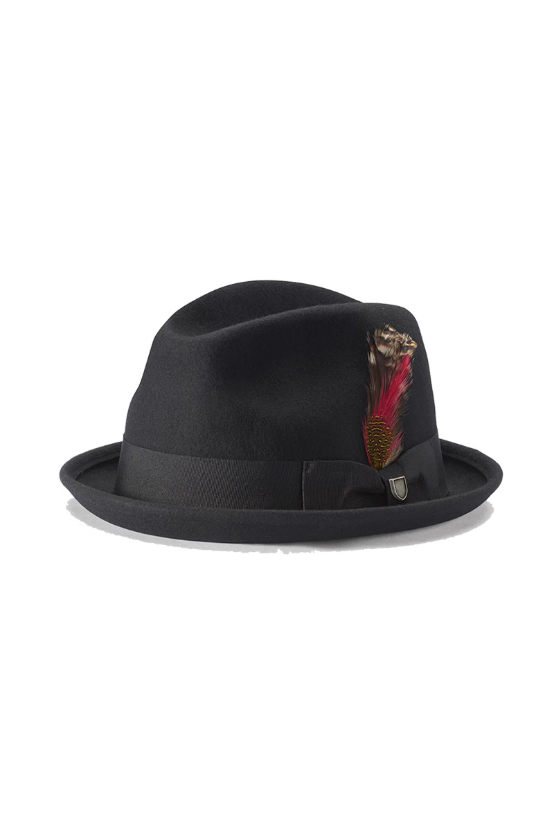 Brixton Cap 10765 Gain Fedora Zwart