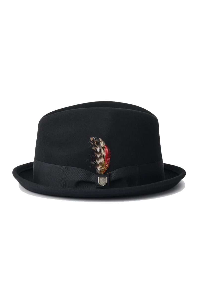Brixton Cap 10765 Gain Fedora Zwart