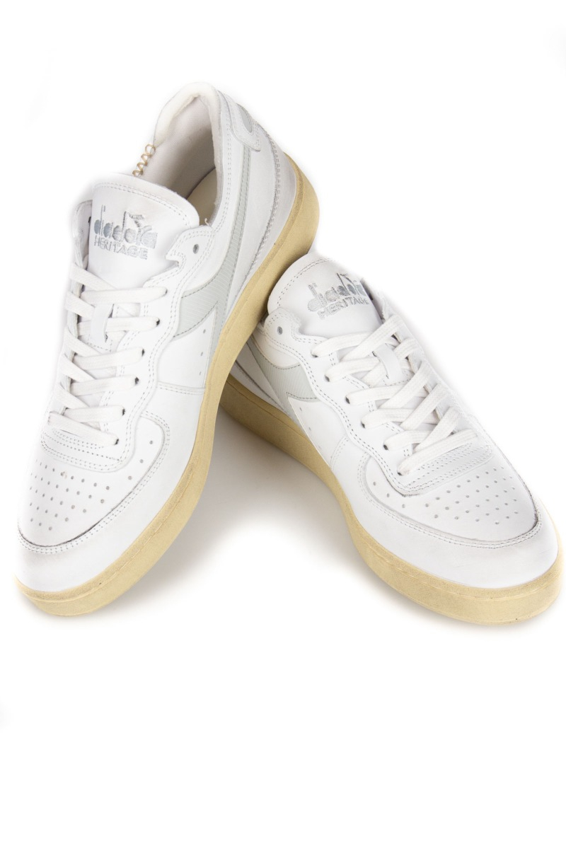 Diadora Schoenen Mi Basket Row Cut Wit