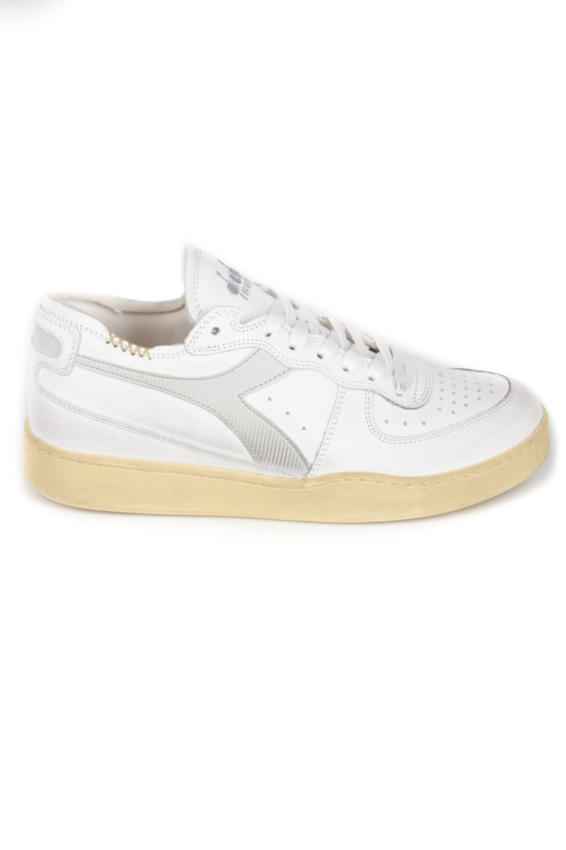 Diadora Schoenen Mi Basket Row Cut Wit