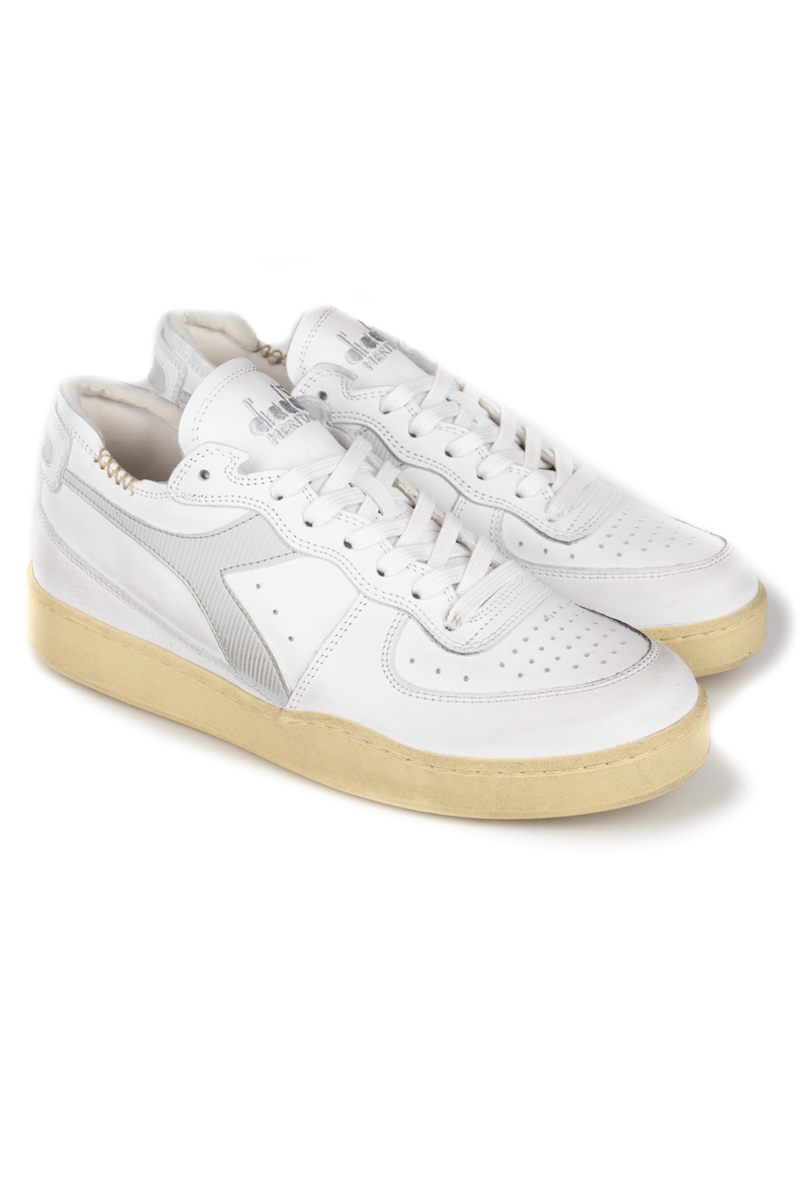 Diadora Schoenen Mi Basket Row Cut Wit