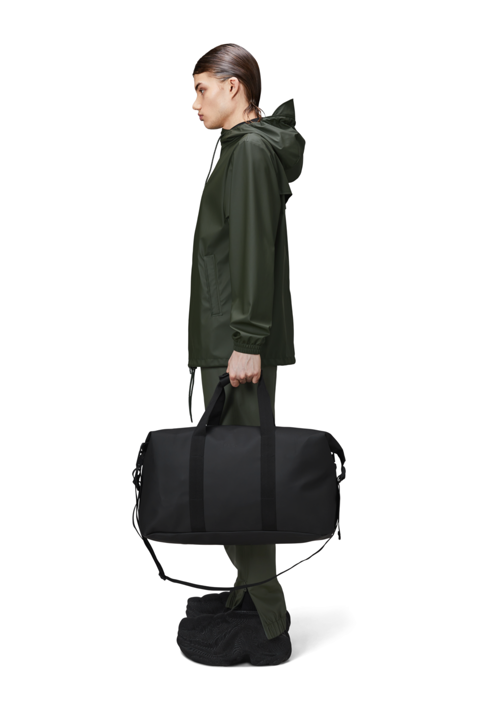 Rains Tas Hilo Weekend Bag W3 Zwart
