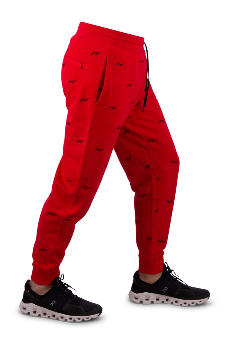 Hugo Boss Jogging Broek Duritiba 86458 Rood