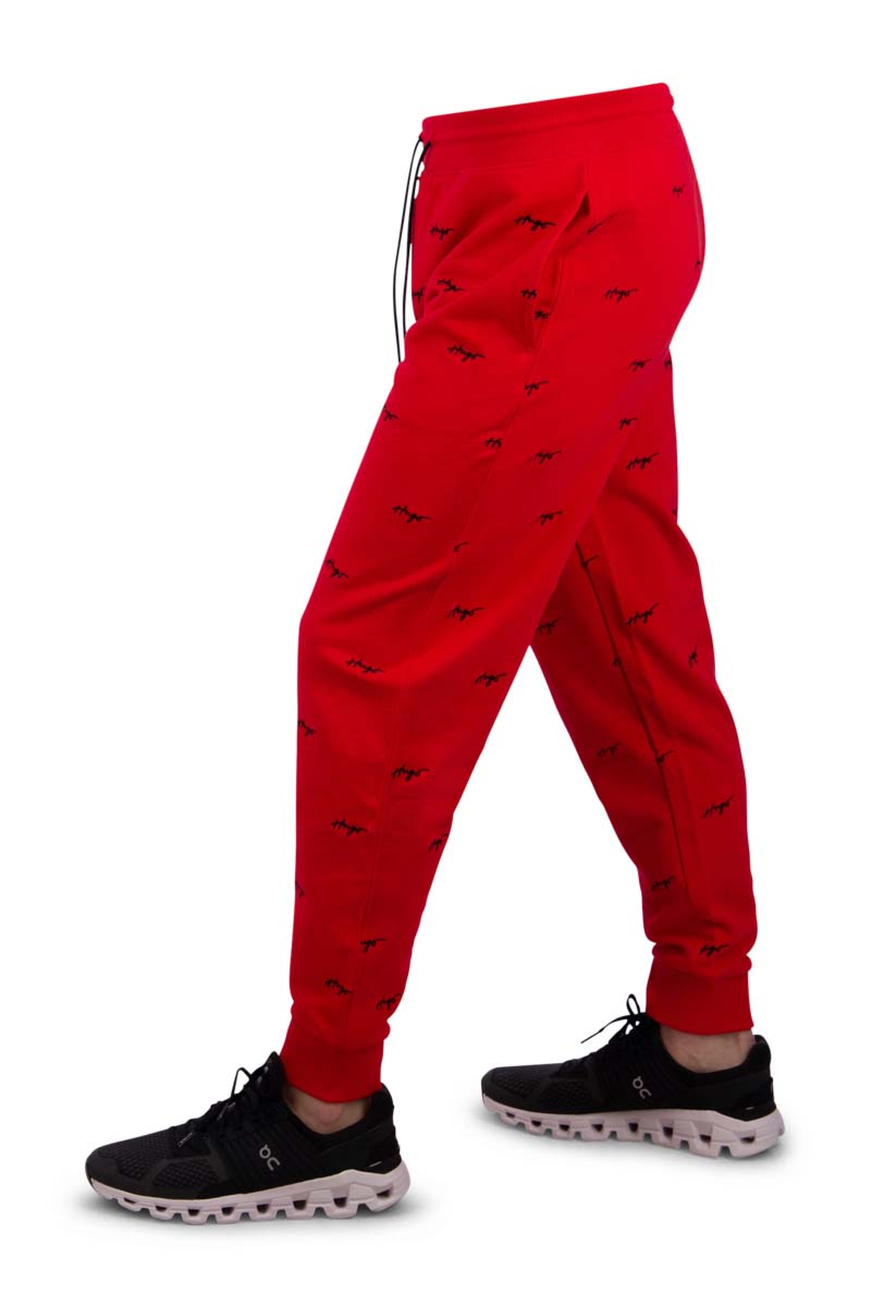 Hugo Boss Jogging Broek Duritiba 86458 Rood