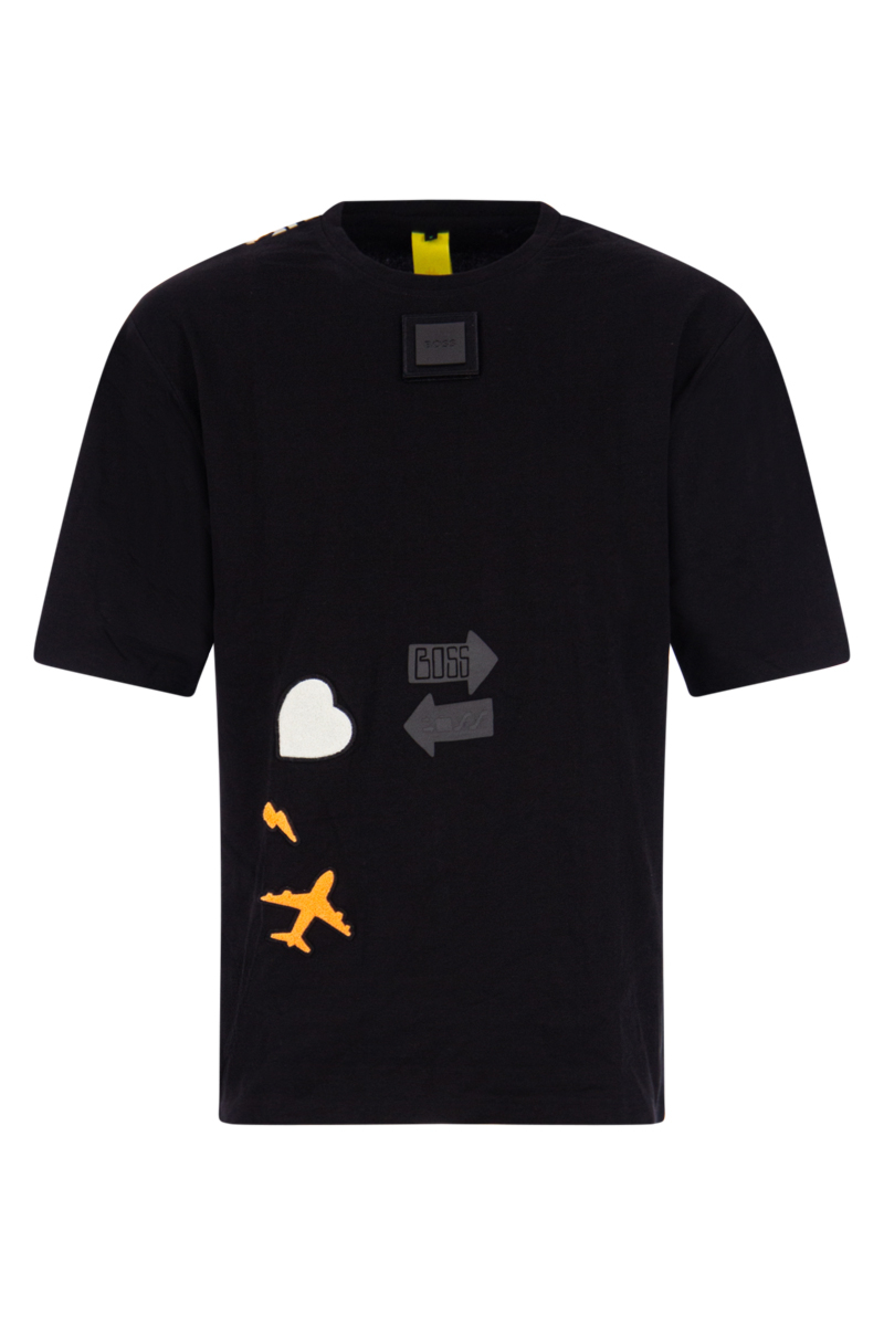 Hugo Boss T-shirt 50477621 Zwart