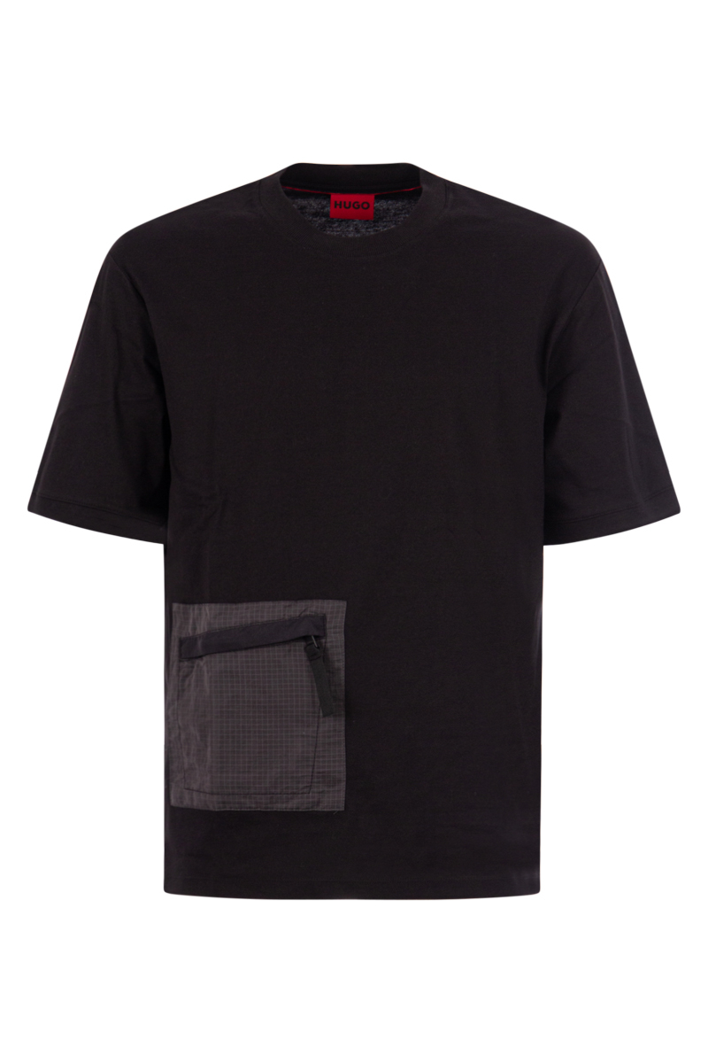 Hugo Boss T-shirt Dacero 50493576 Zwart