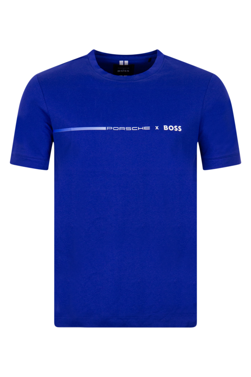 Hugo Boss T-shirt Tiburt 50492425 Blauw