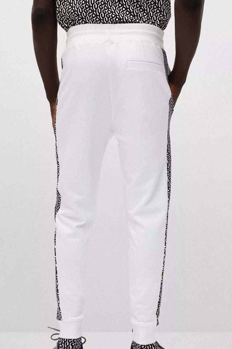 Hugo Boss Jogging Broek 50472725 Dacino Wit