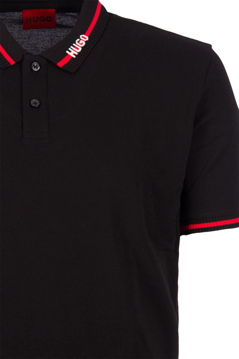 Hugo Boss Polo 50471665 Dostner Zwart