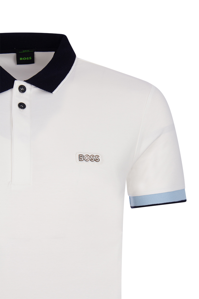 Hugo Boss Polo 50471734 Paule1 Wit