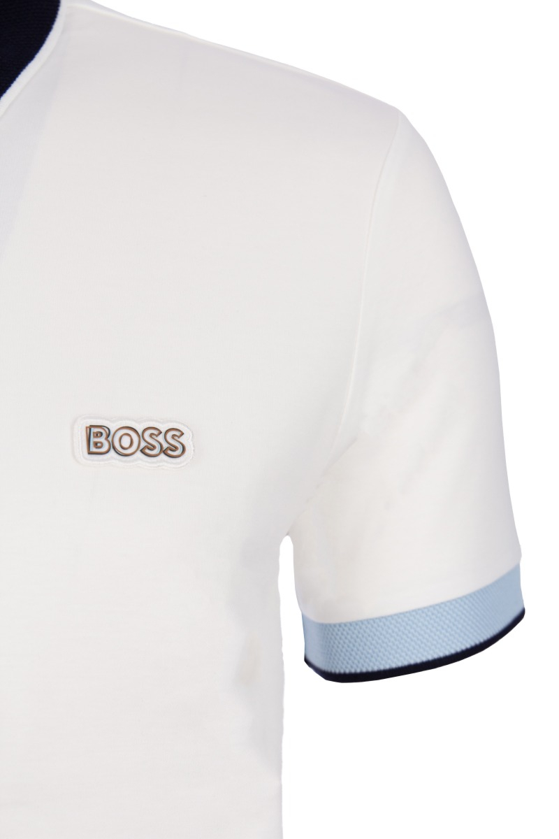 Hugo Boss Polo 50471734 Paule1 Wit