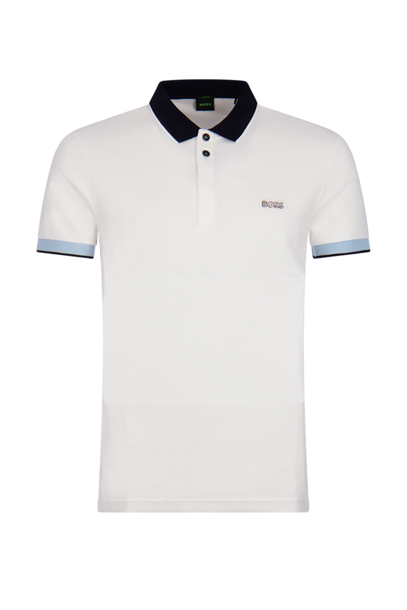 Hugo Boss Polo 50471734 Paule1 Wit
