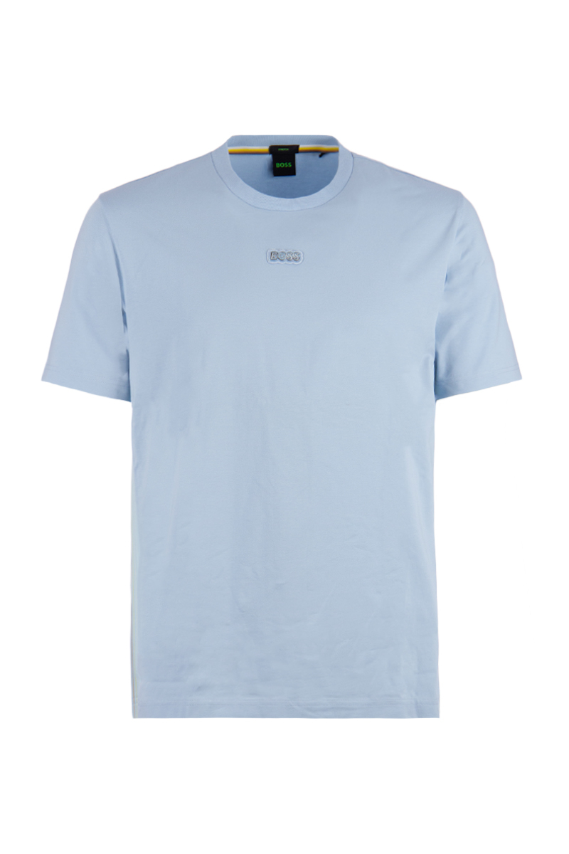 Hugo Boss T-shirt 50472378 Tee Tape L-blauw