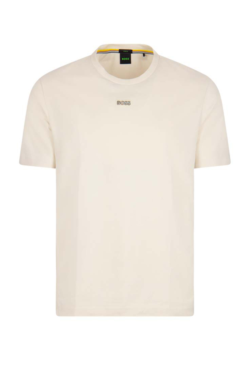 Hugo Boss T-shirt 50472378 Tee Tape Beige