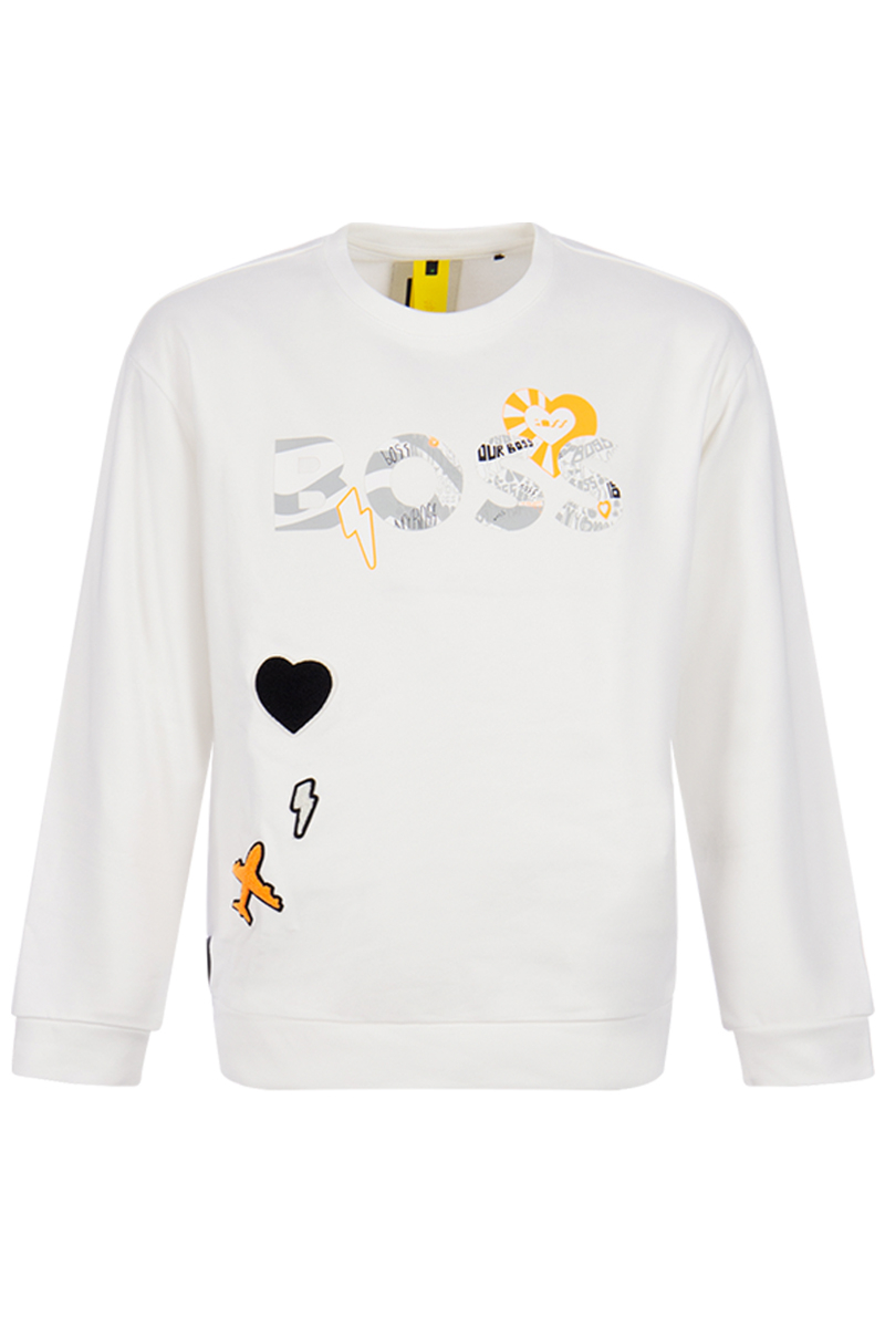 Hugo Boss Sweater 50476388 Salbo Lo Wit