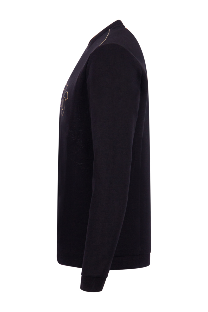 Hugo Boss Sweater 50477122 Salbo Zwart