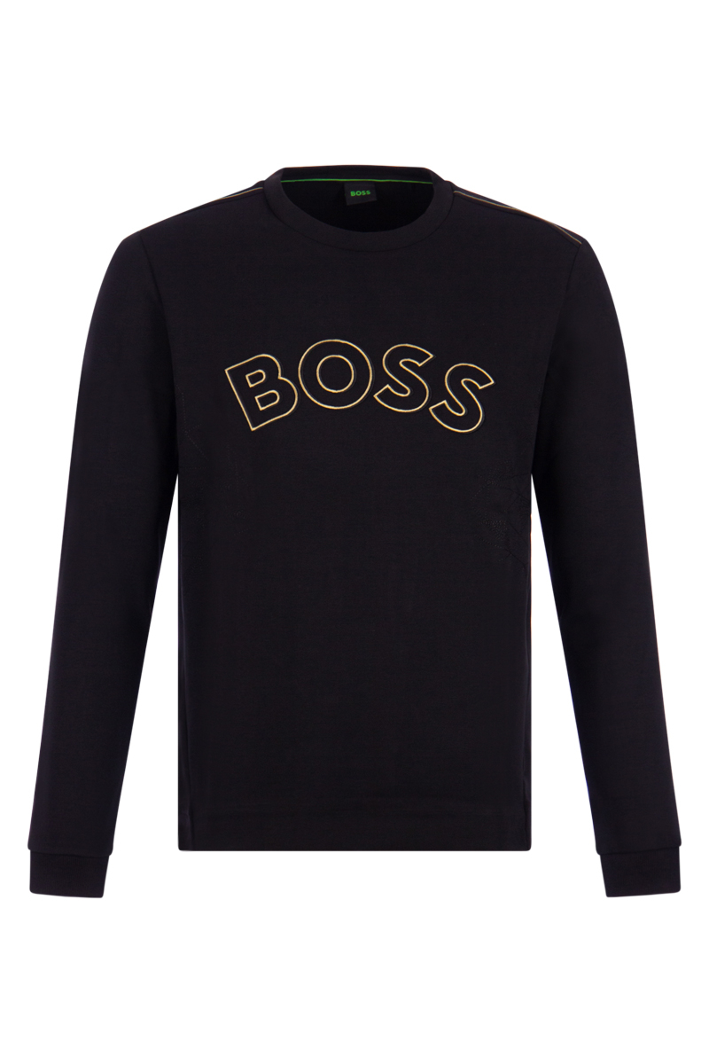 Begraafplaats Inzichtelijk meten Hugo Boss Sweater 50477122 SALBO Black-Gold