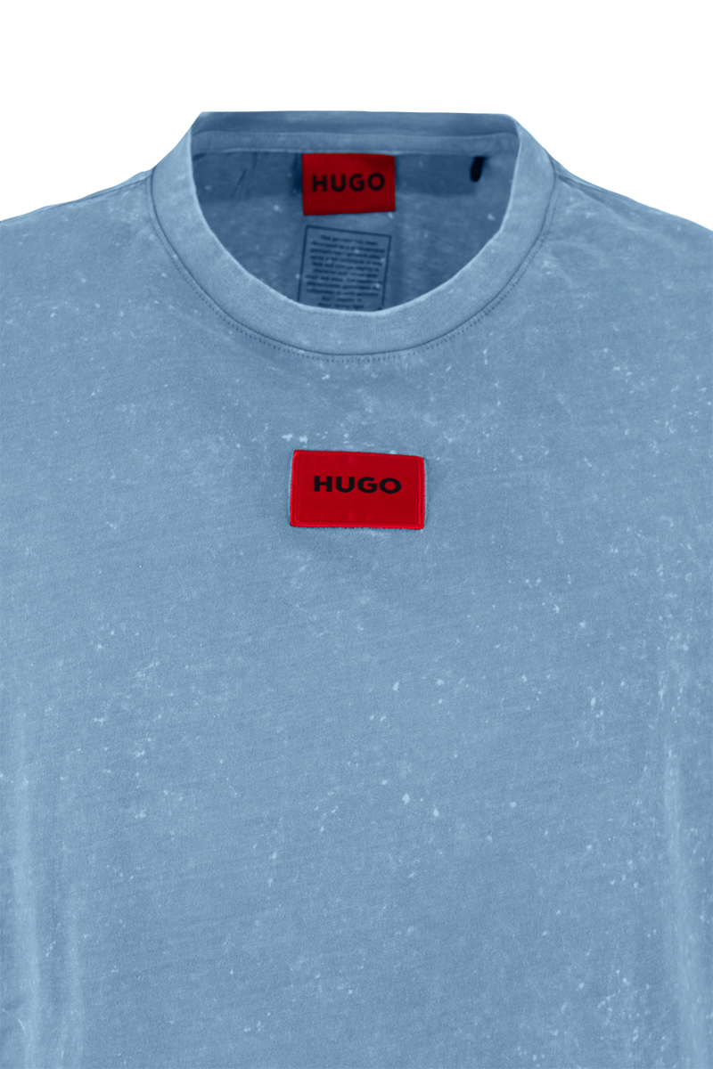 Hugo Boss T-shirt Diragolino Blauw