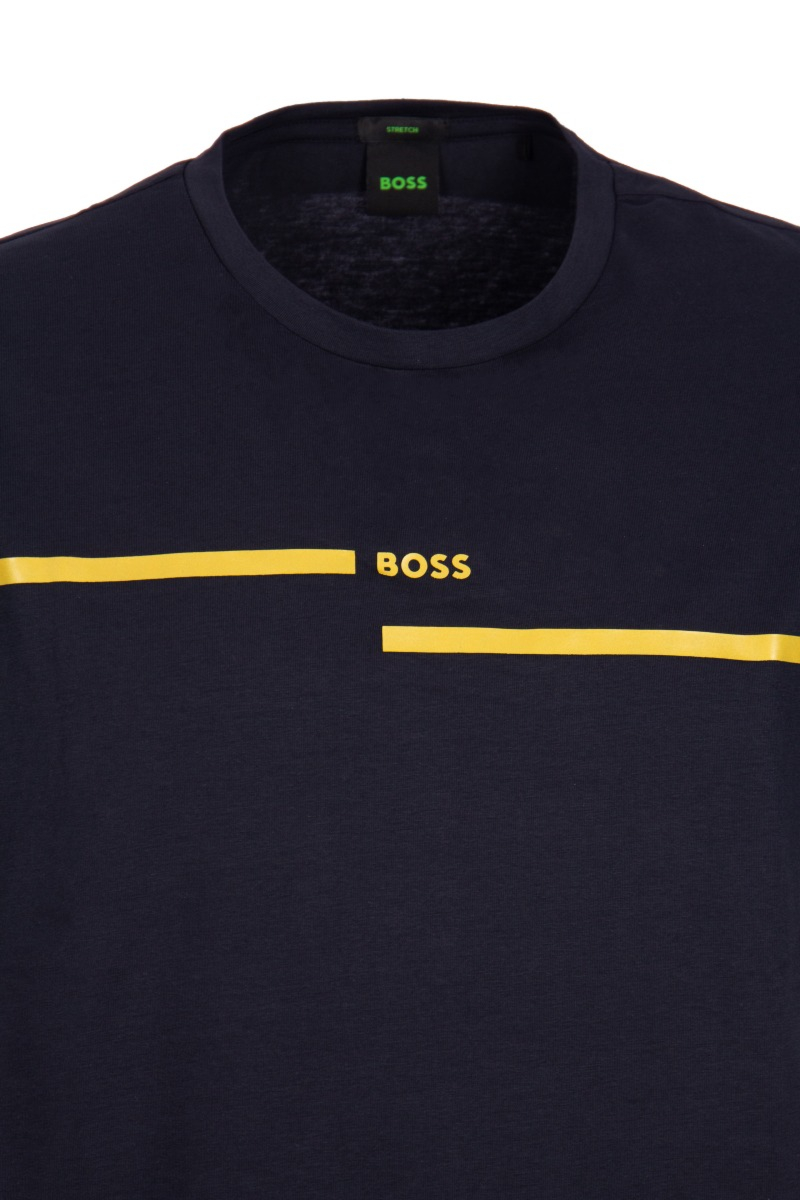 Hugo Boss T-shirt Tee 4 D-blauw