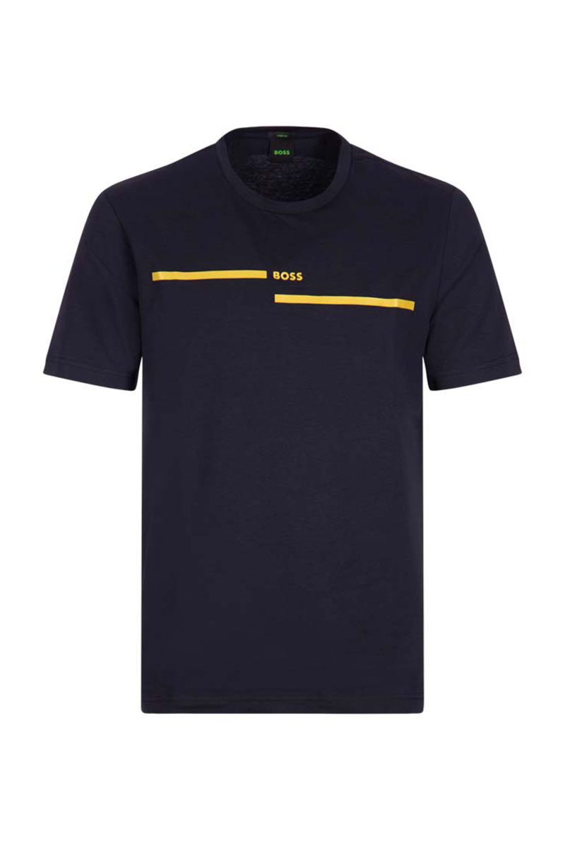 Hugo Boss T-shirt Tee 4 D-blauw