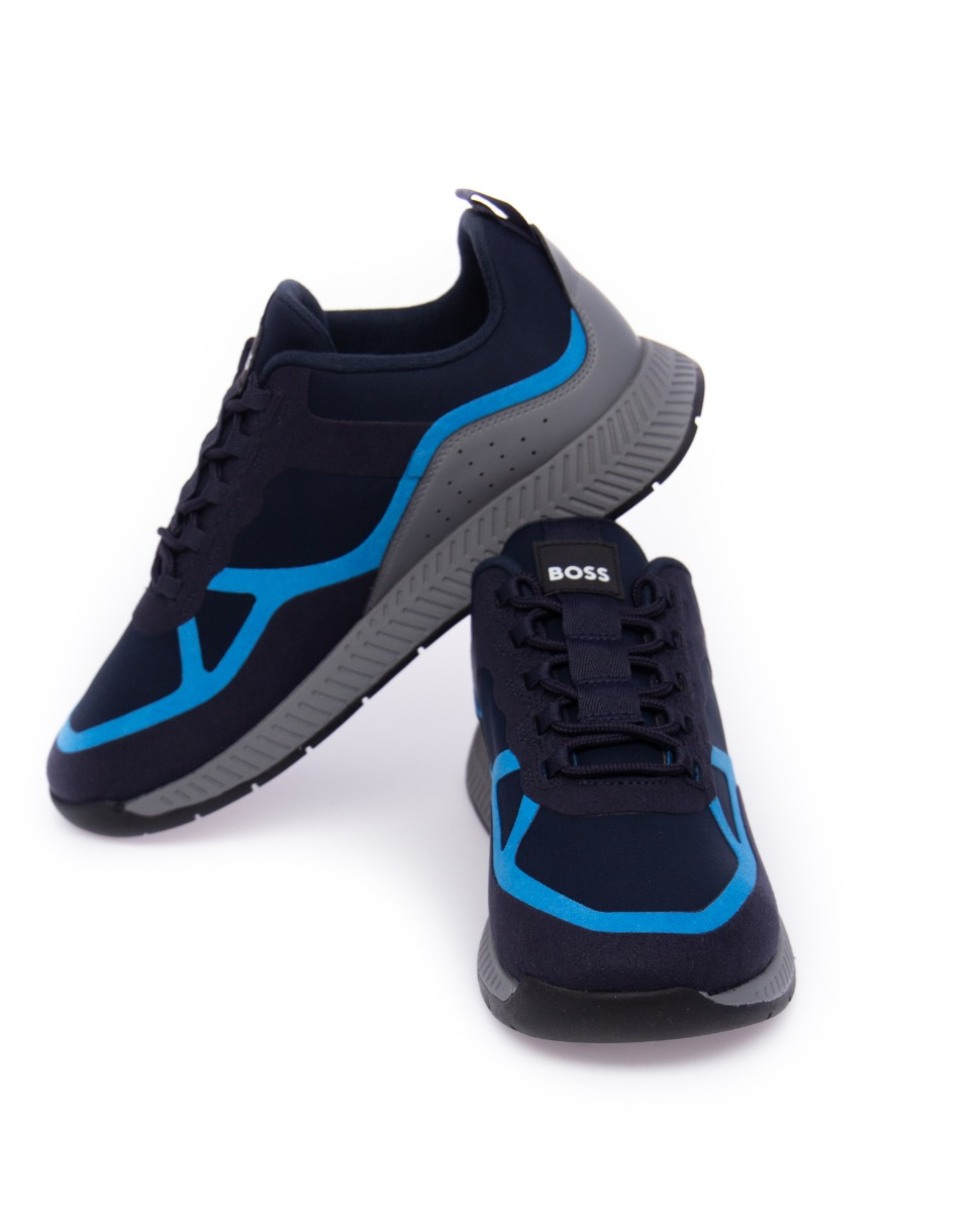 Hugo Boss Schoenen Titanium 50470621 Blauw