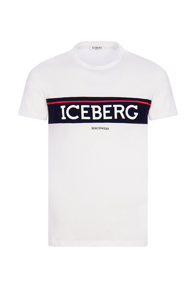 Cerebrum deeltje gips Iceberg Logo T-Shirt ICE2MTS01 White