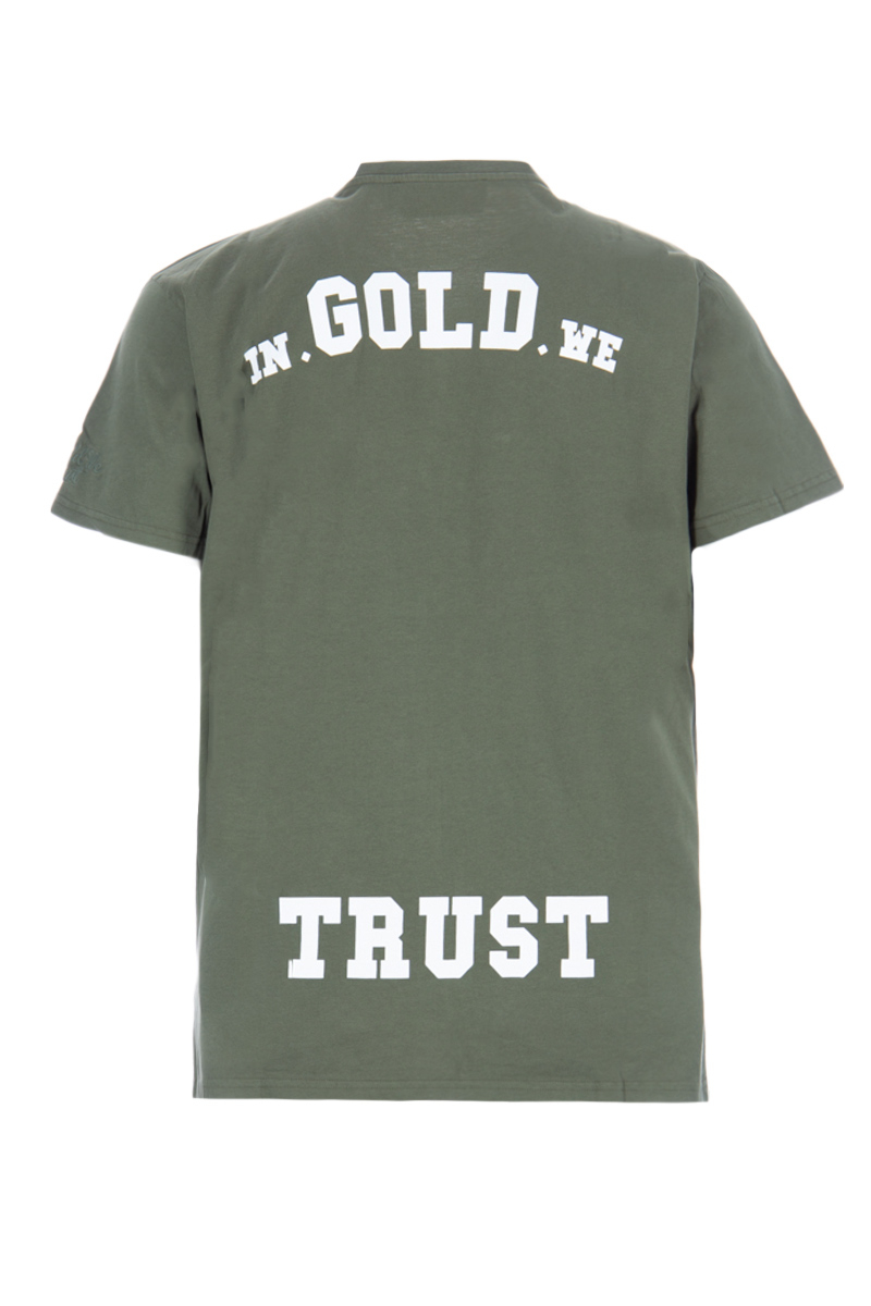 maart is er Schijnen In Gold We Trust THE KRS IGWTT-029 T-Shirt Groen
