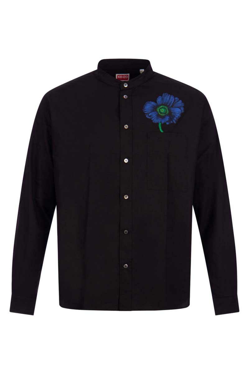 Kenzo overhemd shirt Poppy zwart Tip de Bruin Amsterdam