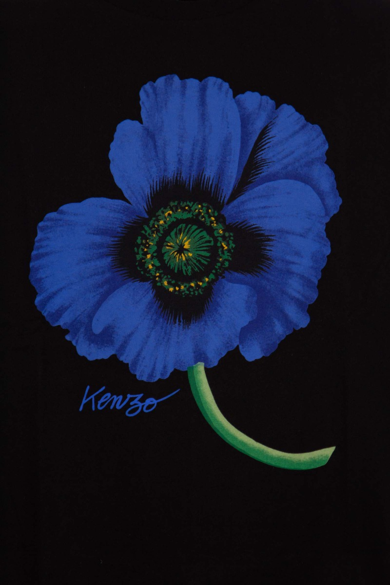 Kenzo T-shirt Fc65ts4174sy Zwart