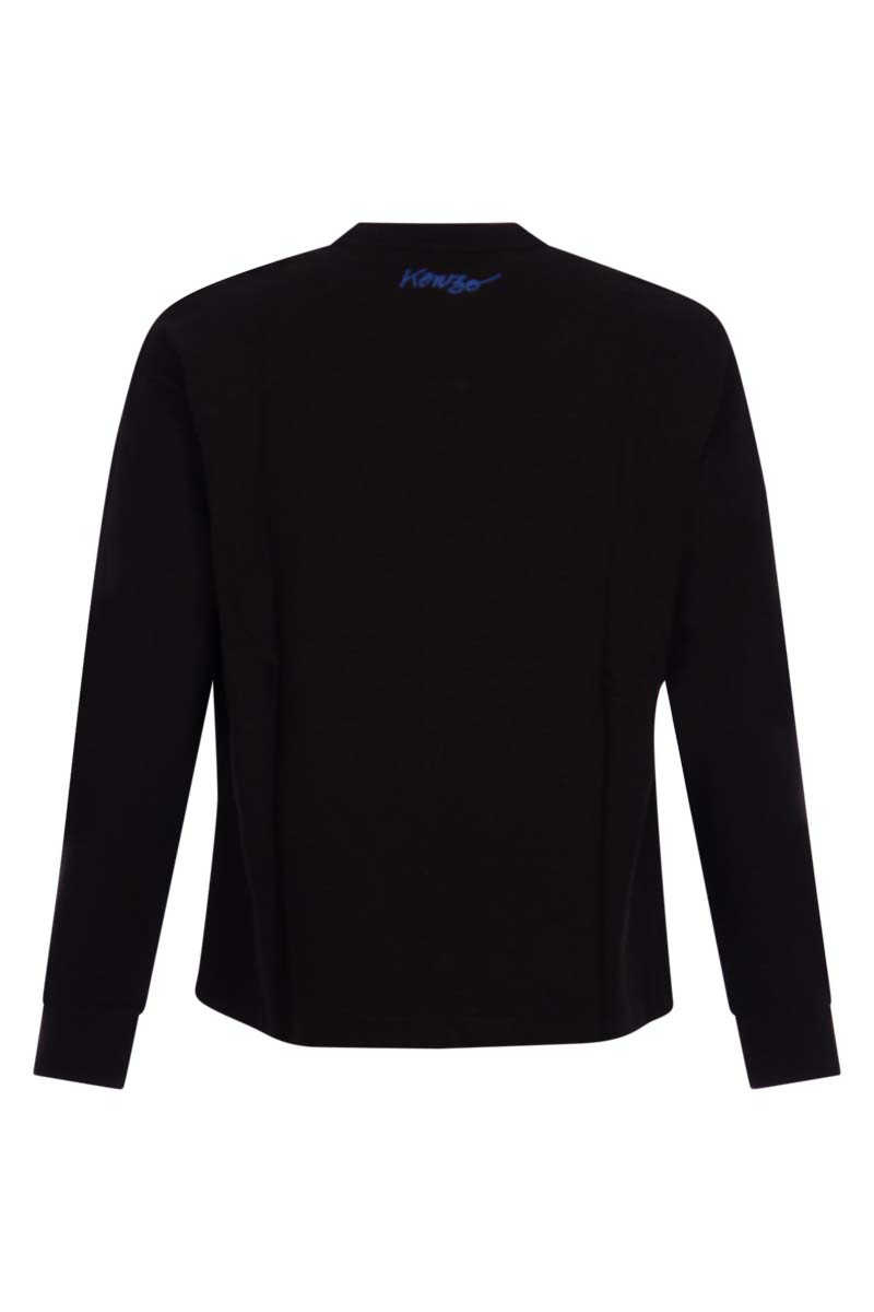 Kenzo T-shirt Fc65ts4174sy Zwart