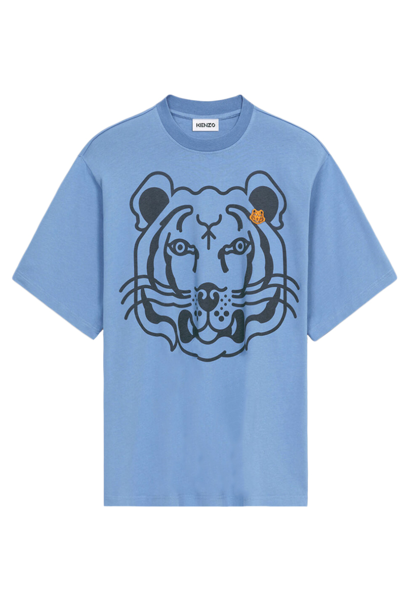 klant Zeker draai Kenzo K-Tiger Oversized T-shirt Sapphire Blue