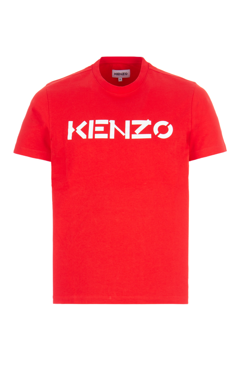 campus worstelen Slijm Kenzo Logo Classic Tee T-Shirt 21 Rood