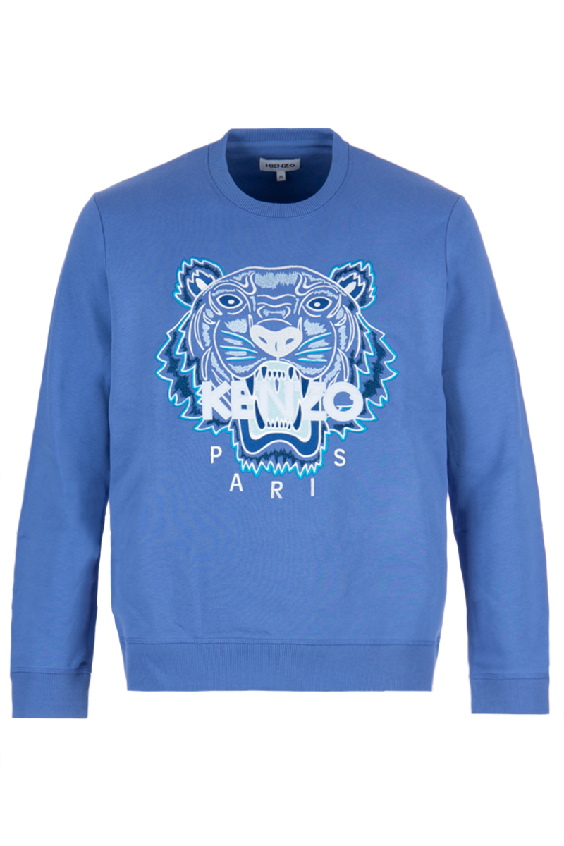 Implementeren zwaan Coöperatie Kenzo Original Tiger Sweatshirt FB65SW1234XA 72 blue