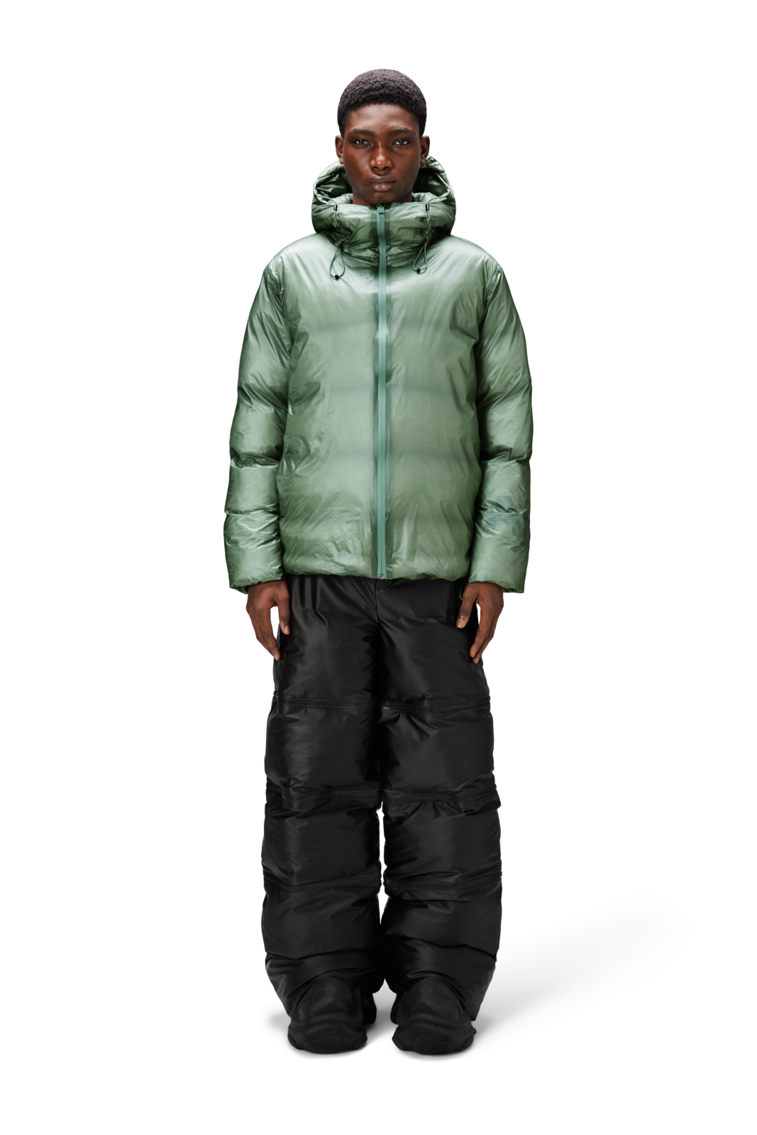 Rains Jas Kevo Puffer Jkt L-groen