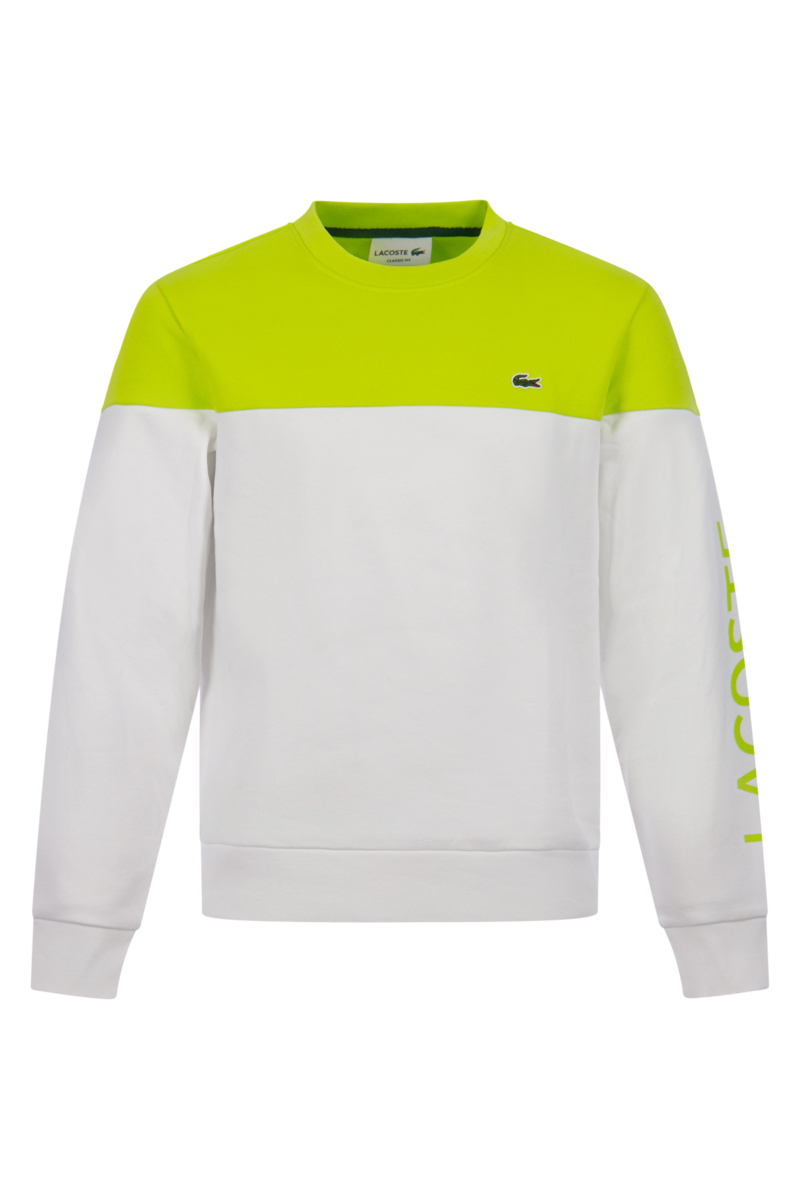 Lacoste Sweater Sh8363 Fluo Green