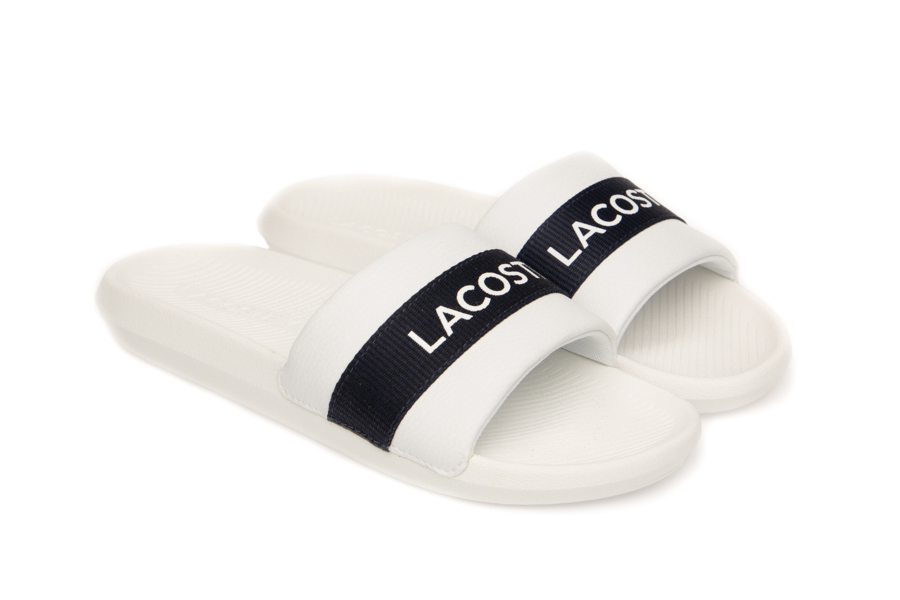 Dhr Motiveren Minachting Lacoste Croco Slide 0721 Slippers White