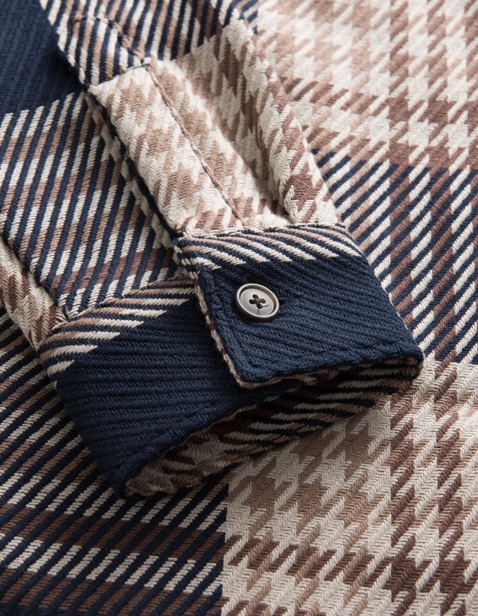 Les Deux Shirt Jesse D-blauw