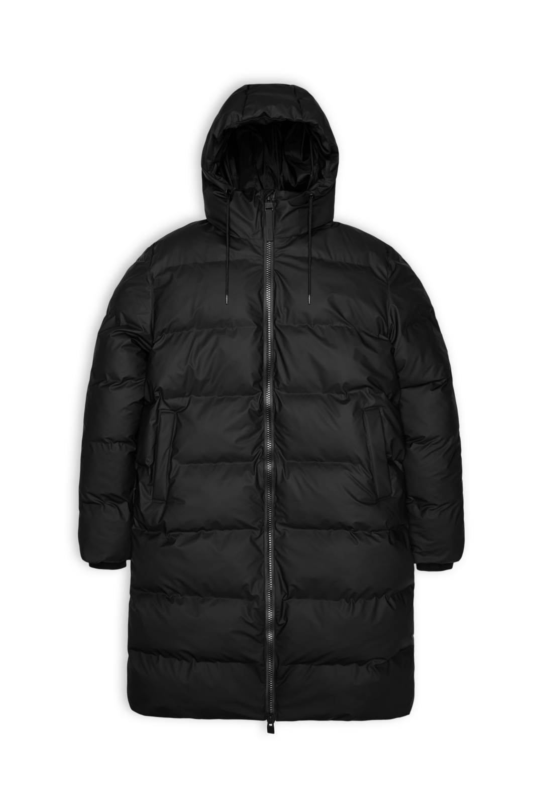 Rains Jas Long Puffer Jkt Zwart