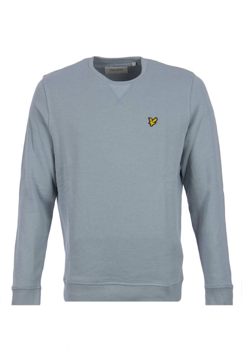 Lyle and scott trui lichtblauw on sale