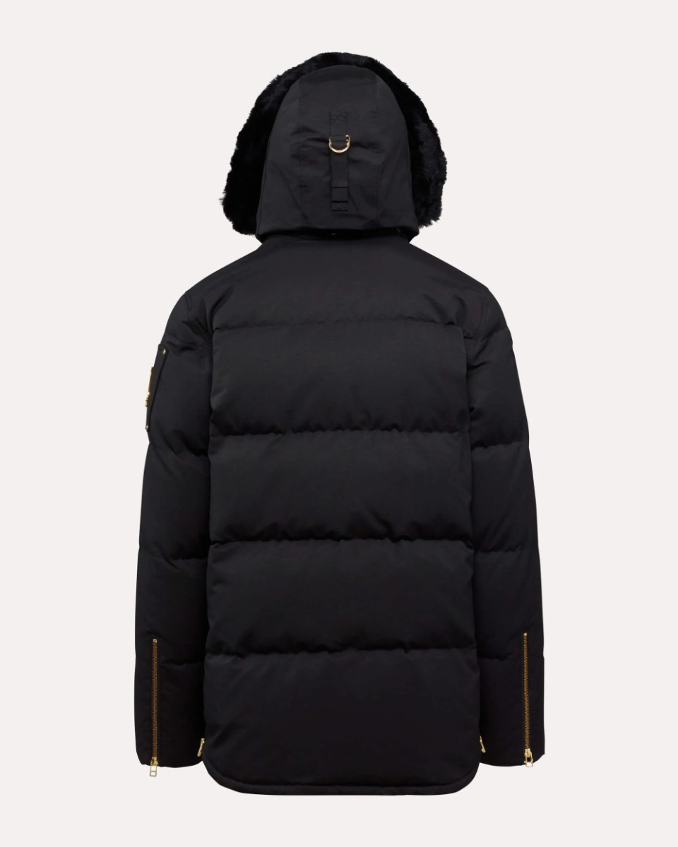 Moose Knuckles Jas 3q Jacket Gold Series Shearling  Zwart