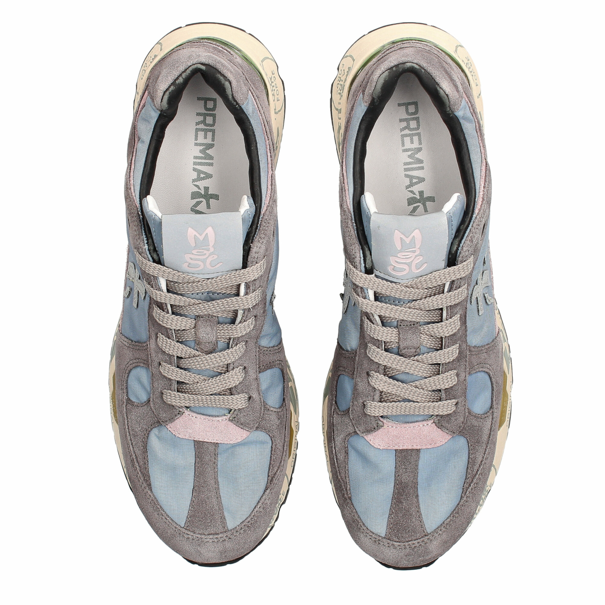 Premiata Schoenen Mase 001 L-blauw