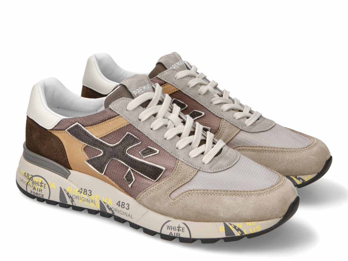 Premiata Schoenen Mick 002 L-bruin