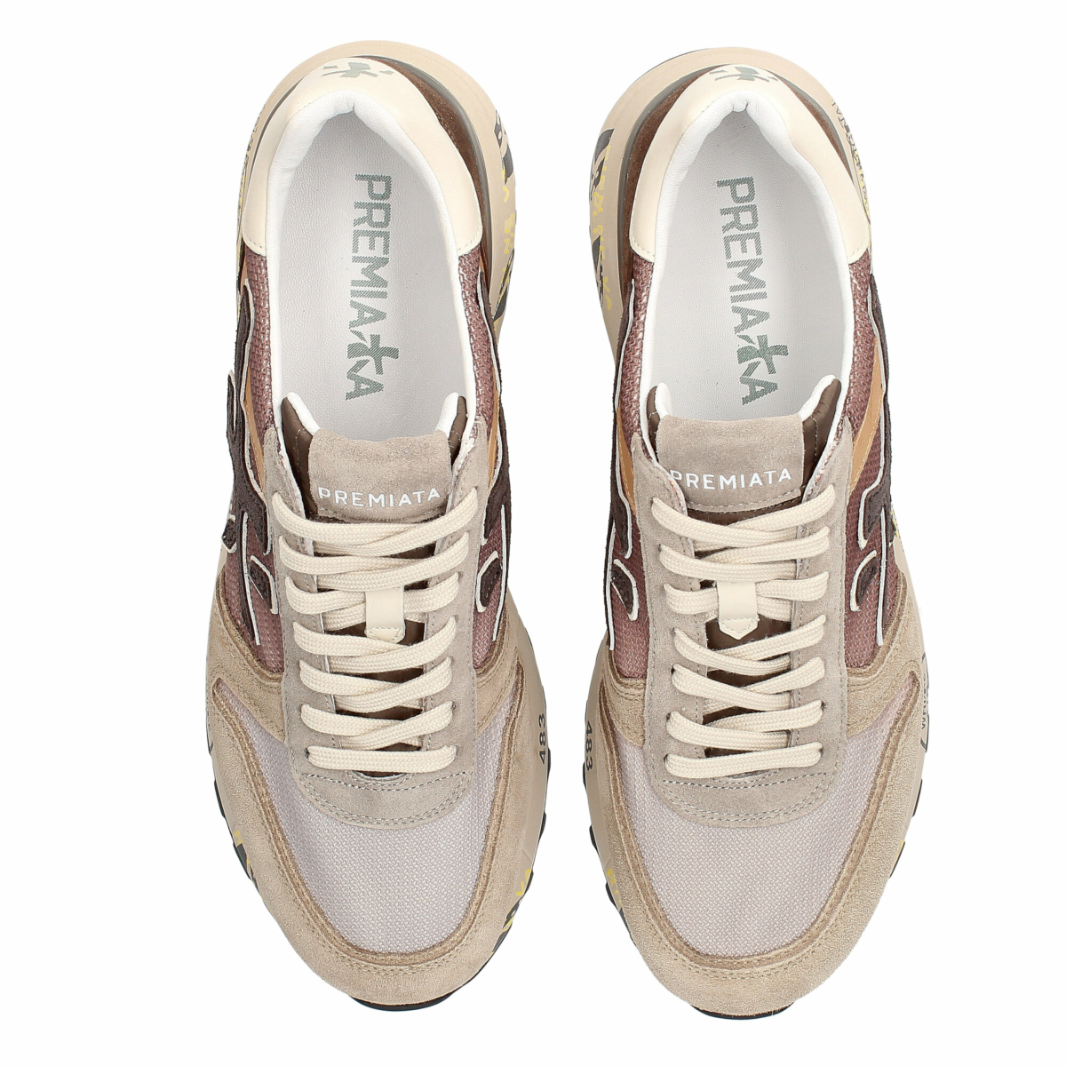 Premiata Schoenen Mick 002 L-bruin