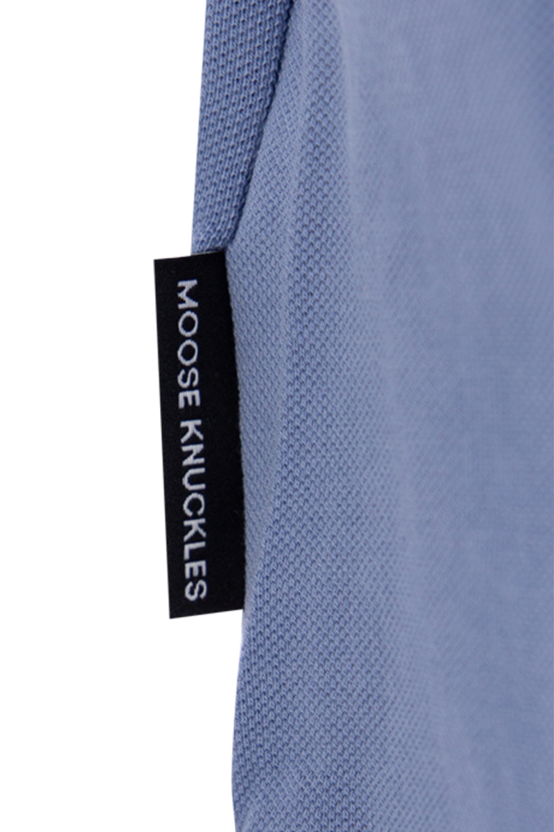 Moose Knuckles Polo M12mt712 L-blauw