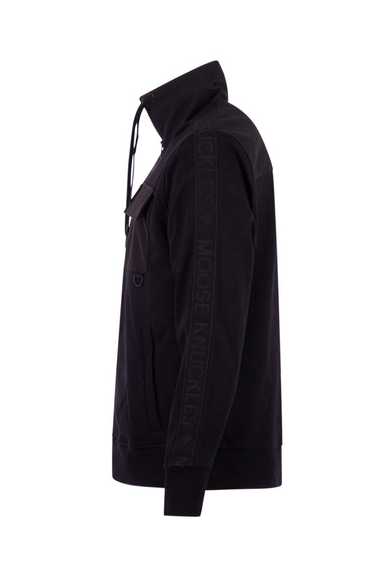 Moose Knuckles Sweater Borough Zwart