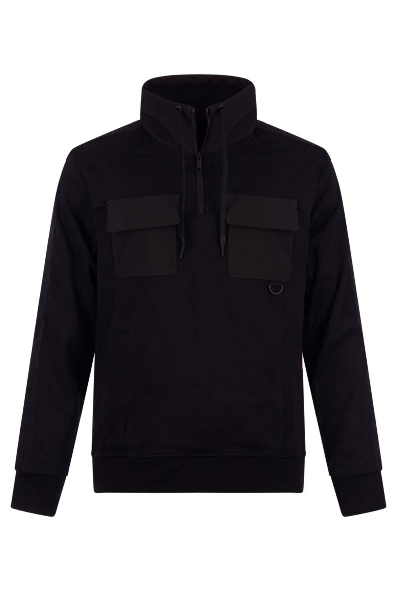 Moose Knuckles Sweater Borough Zwart