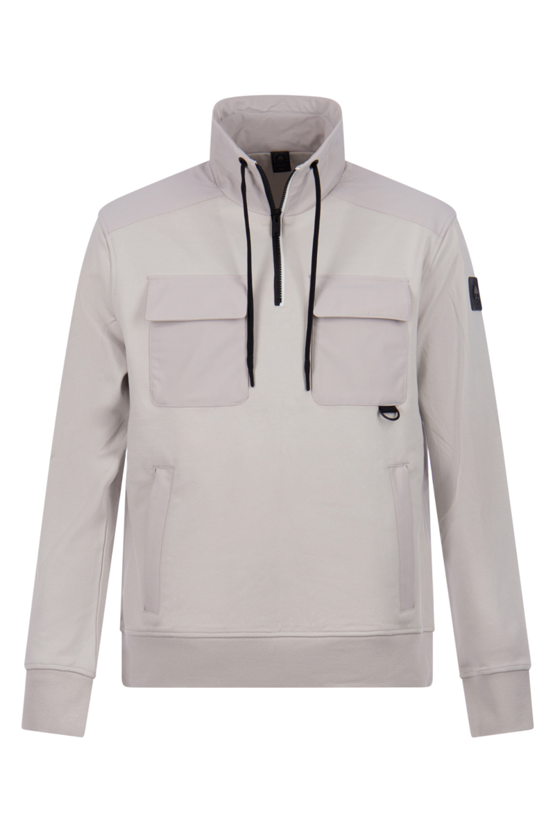 Moose Knuckles Sweater M13ms669 Zilver
