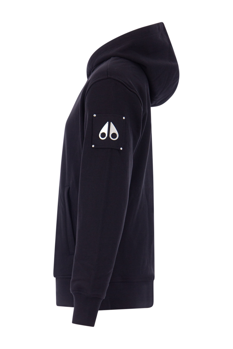 Moose Knuckles Sweater Hartsfield Hoodie Zwart